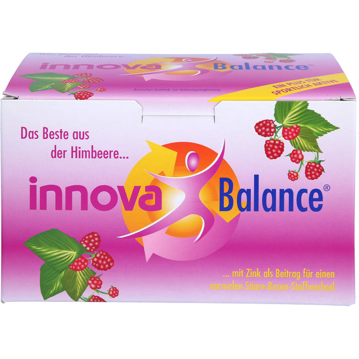 Innova Balance Pulver mit Himbeergeschmack für mehr Balance im Säure-Basen-Haushalt, 30 pcs. Sachets