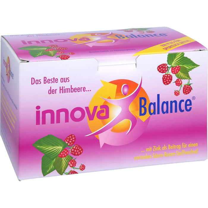 Innova Balance Pulver mit Himbeergeschmack für mehr Balance im Säure-Basen-Haushalt, 30 pcs. Sachets