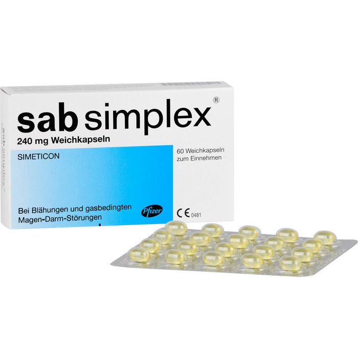 sab simplex 240 mg Weichkapseln, 60 St. Kapseln