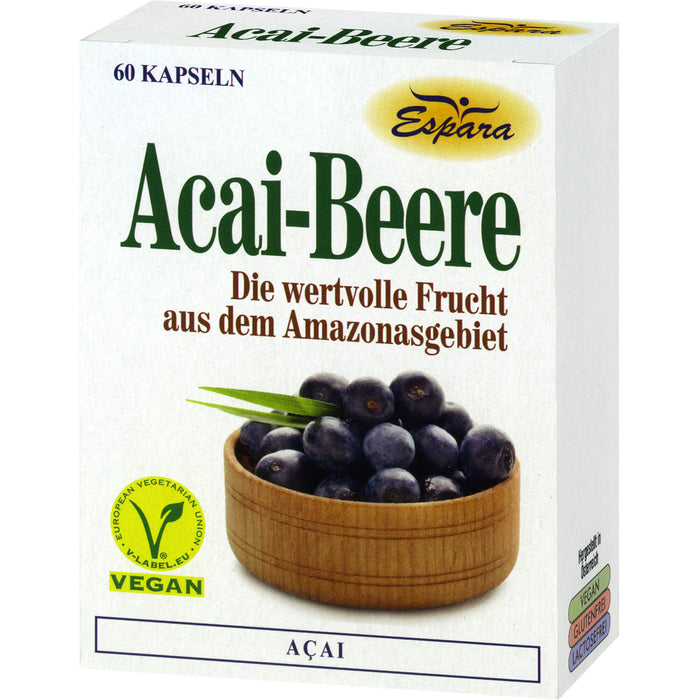 Espara Acai-Beere Kapseln, 60 St. Kapseln