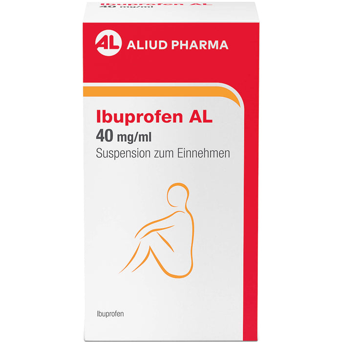 Ibuprofen AL 40 mg/ml Suspension zum Einnehmen, 100 ml Lösung