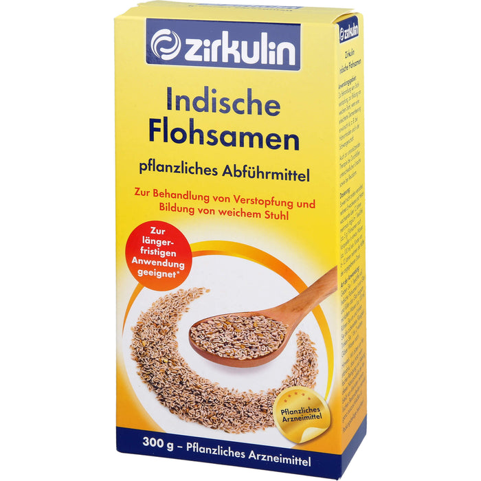 zirkulin Indische Flohsamen zur Behandlung von Verstopfung, 300 g Powder