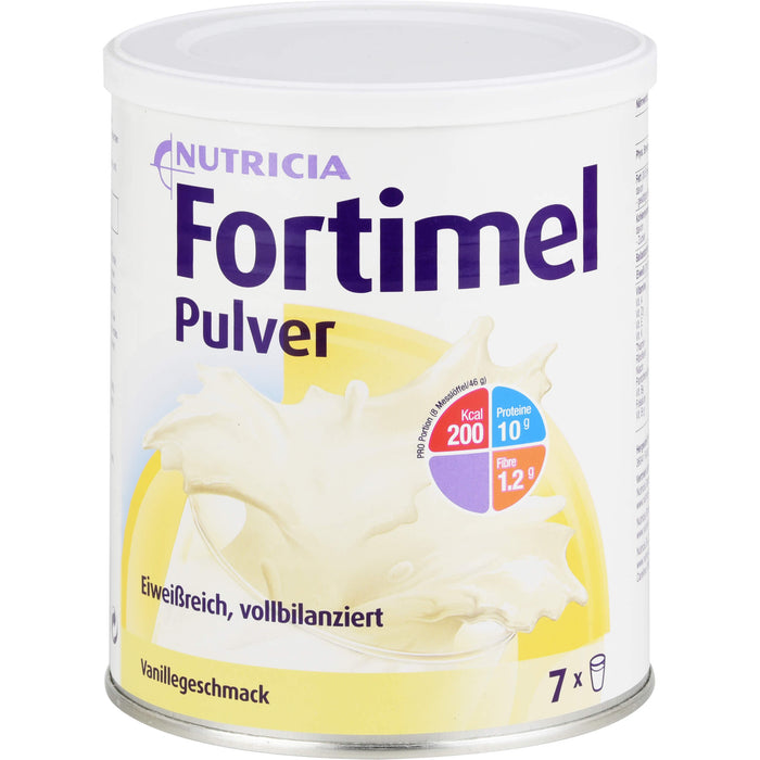 NUTRICIA Fortimel Pulver Vanillegeschmack Aufbaunahrung, 335 g Poudre