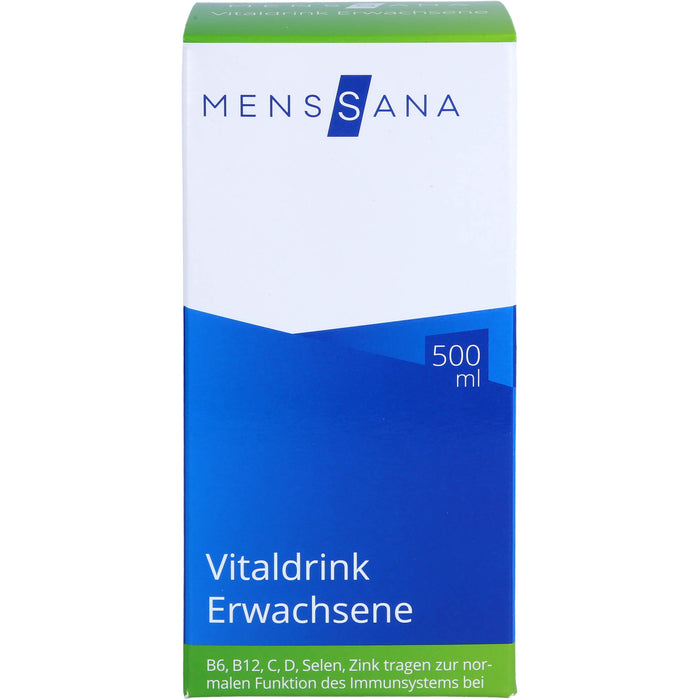 MensSana Vitaldrink Erwachsene, 500 ml Solution