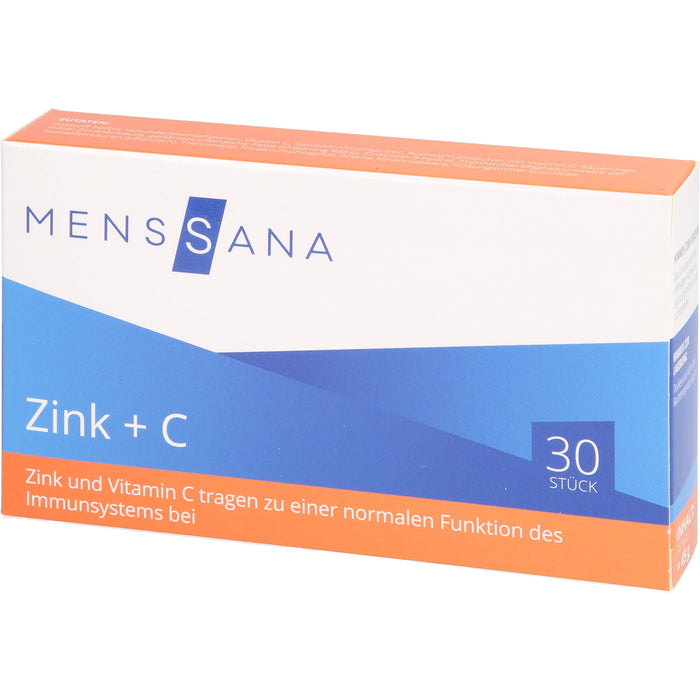 Zink + C MensSana, 30 pc Tablettes