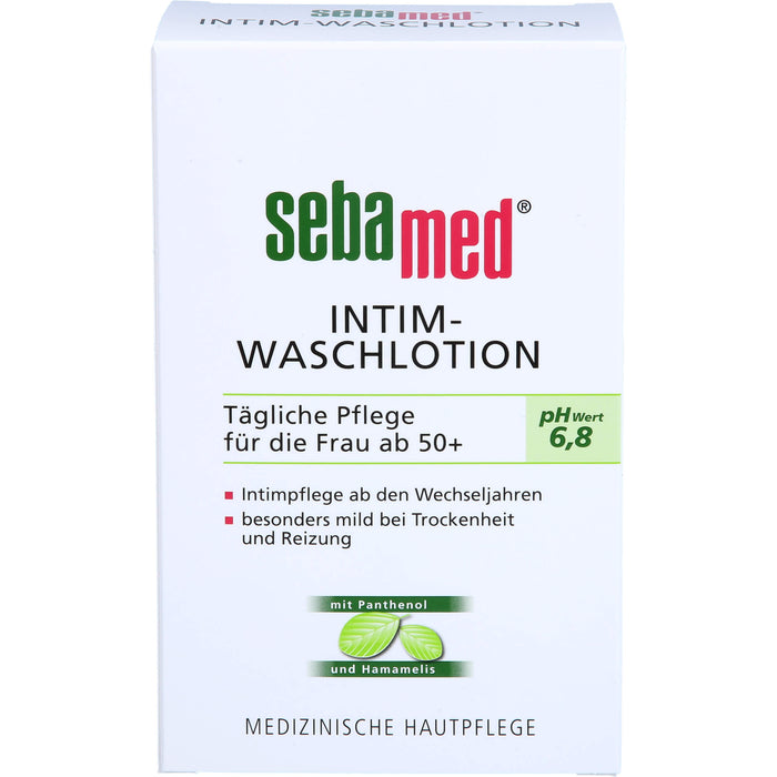 sebamed Intim-Waschlotion tägliche Pflege für die Frau ab 50+, 200 ml liquid soap