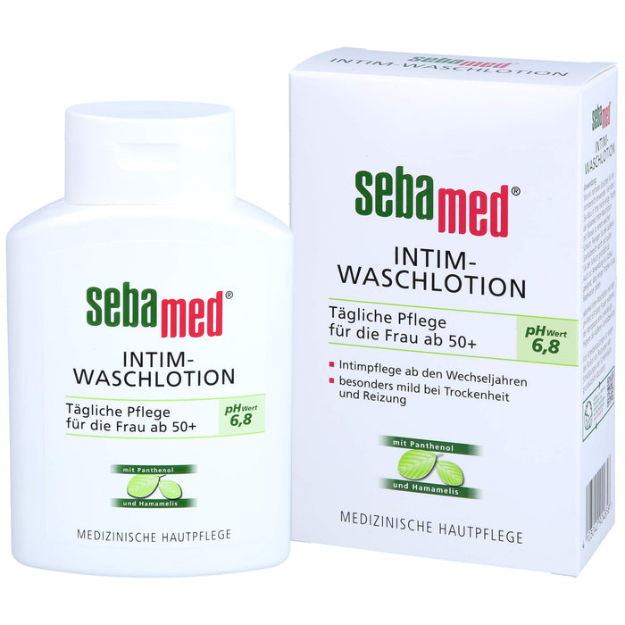 sebamed Intim-Waschlotion tägliche Pflege für die Frau ab 50+, 200 ml Flüssigseife