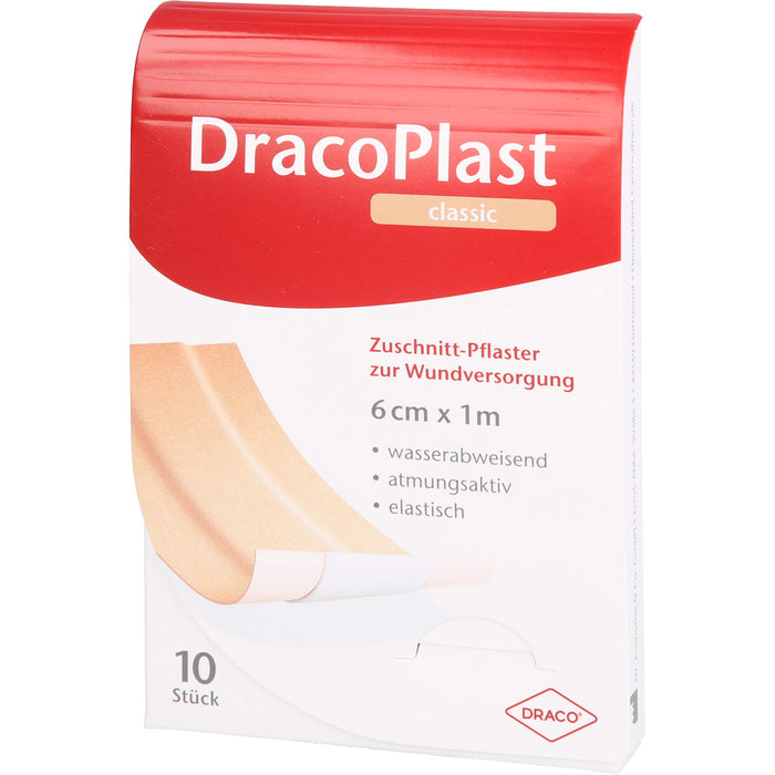 DracoPlast Classic Pflaster 1 m x 6 cm zur Wundversorgung, 1 pc Pansement