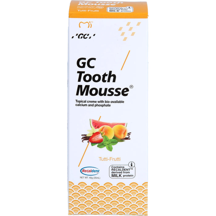 Dent-o-care GC Tooth Mousse Tutti-Frutti, 40 g Cream