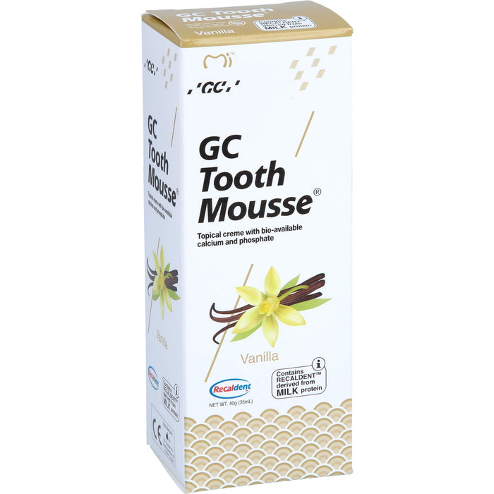 GC Tooth Mousse Vanille, 40 g Crème