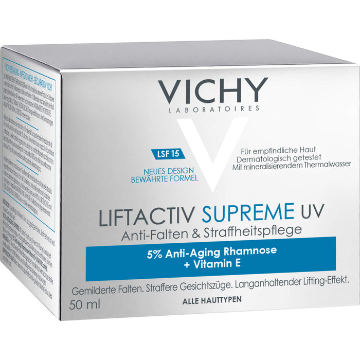 VICHY Liftactiv Supreme UV Anti-Falten und Straffheitspflege, 50 ml Creme