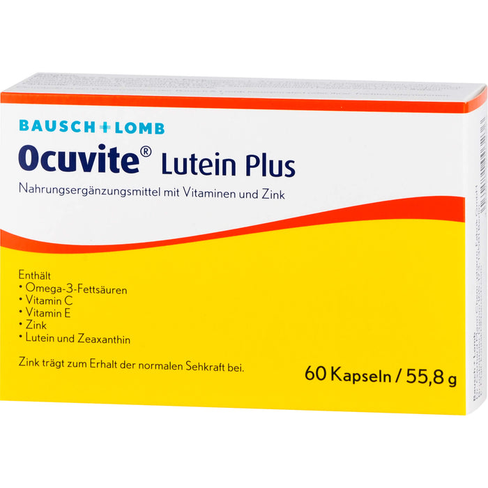 Ocuvite Lutein plus Kapseln, 60 pc Capsules