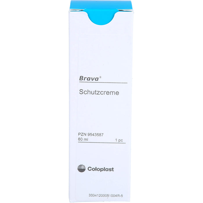 Brava Hautschutzcreme zur Unterstützung der Pflege wunder, trockener und irritierter Haut, 60 ml Creme