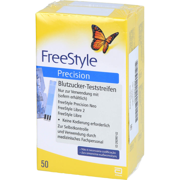 Freestyle Precision Eurim Blutzucker-Teststreifen ohne Codieren, 100 St TTR