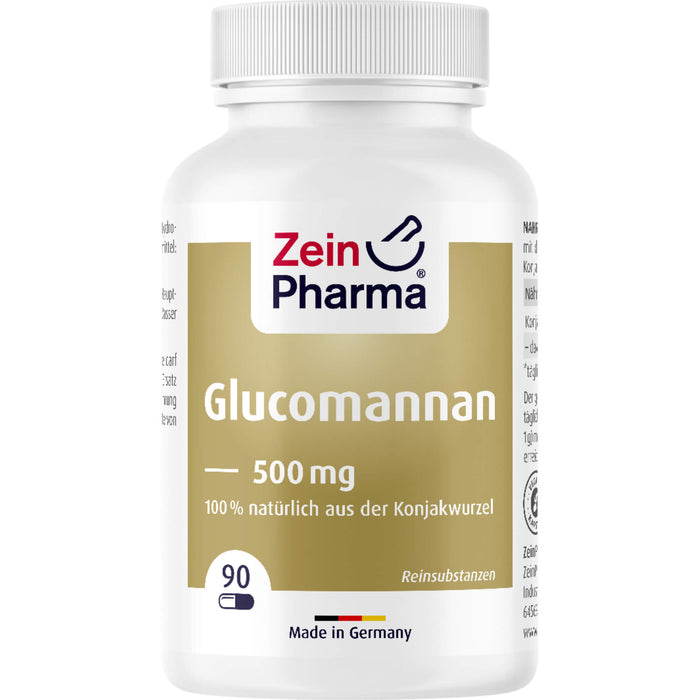 ZeinPharma Glucomannan 500 mg Sättigungskapseln, 90 pcs. Capsules