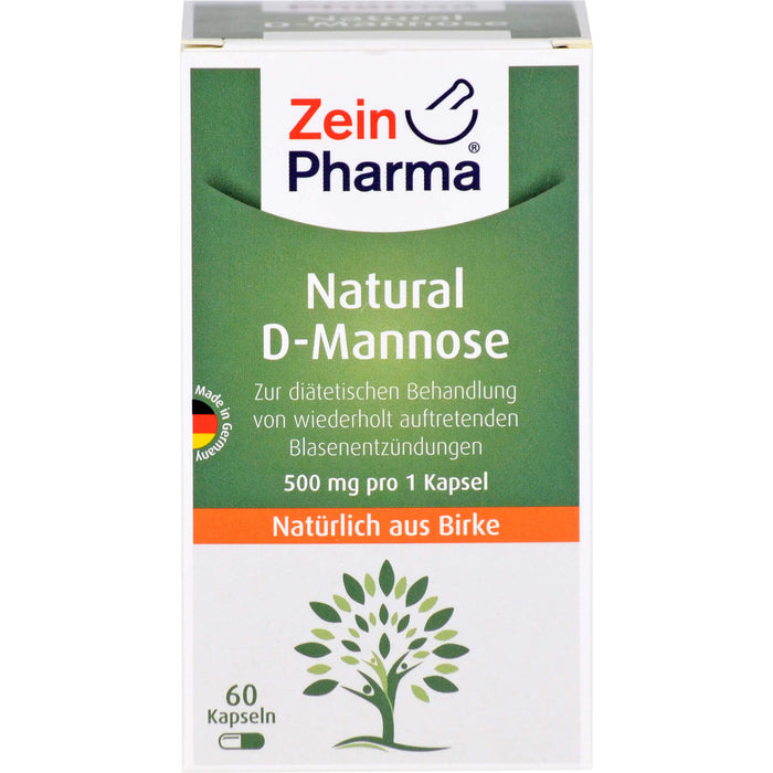 ZeinPharma Natural D-Mannose Kapseln, 60 pc Capsules