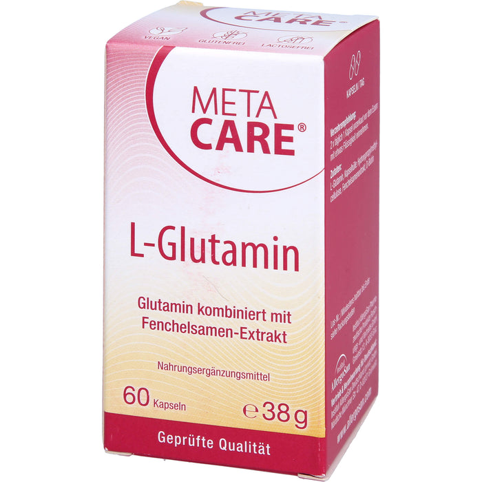 metacare L-Glutamin Kapseln, 60 St. Kapseln