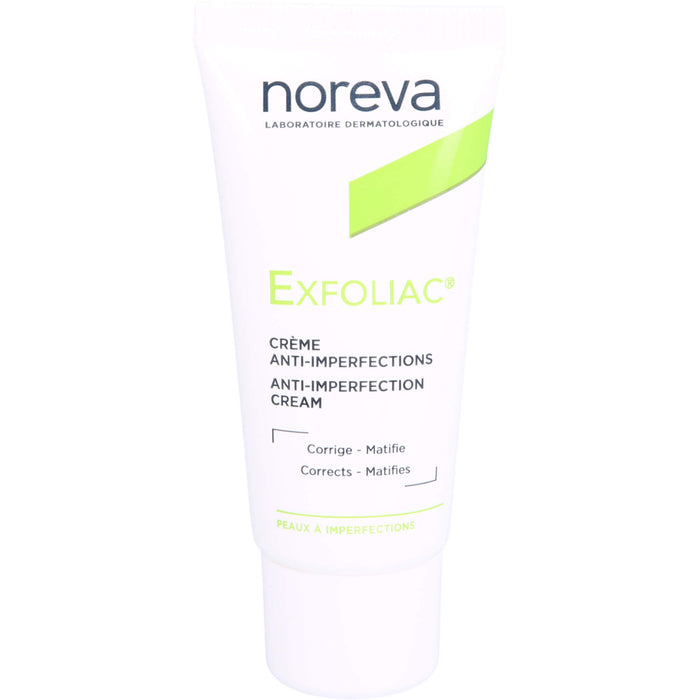 noreva Exfoliac Creme gegen unreine Haut, 30 ml Crème