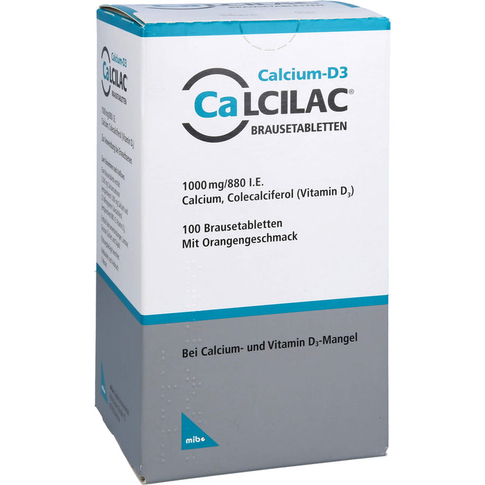 Calcilac Brausetabletten, 100 pcs. Tablets