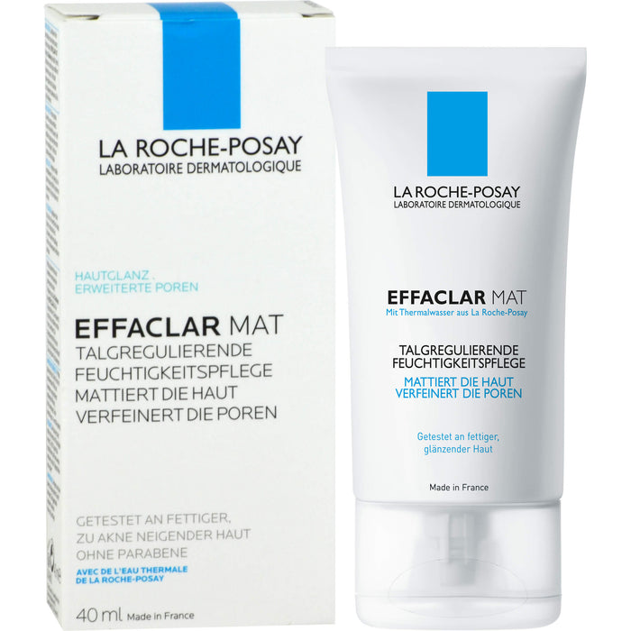 LA ROCHE-POSAY Effaclar Mat talgregulierende Feuchtigkeitspflege Creme, 40 ml Creme