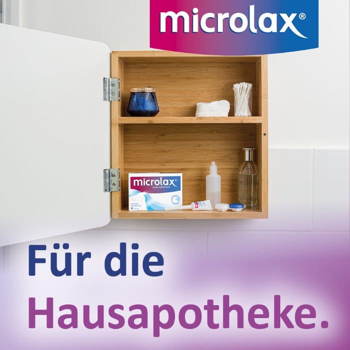 microlax Miniklistier Rektallösung Original Johnson&Johnson, 4 St. Klistiere