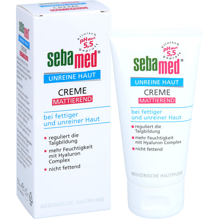 sebamed Unreine Haut mattierende Creme, 50 ml Crème