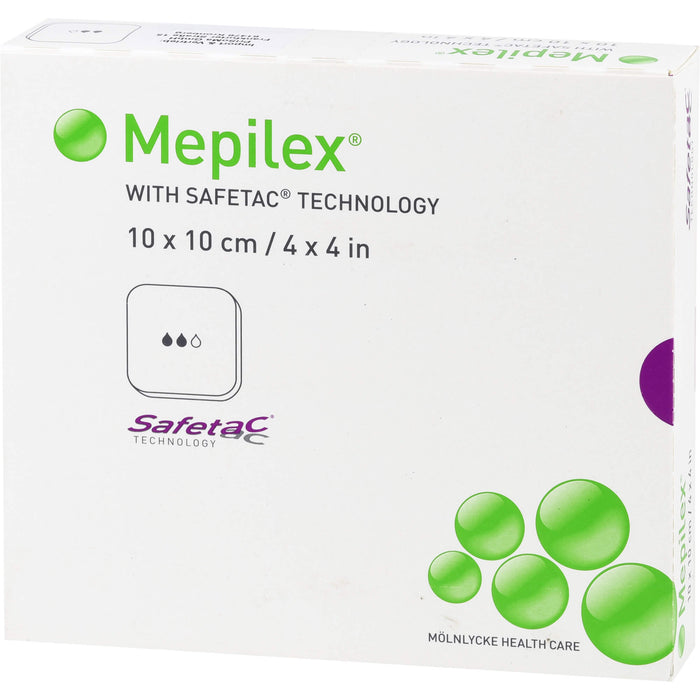 MEPILEX 10x10cm Schaumverband, 5 St VER