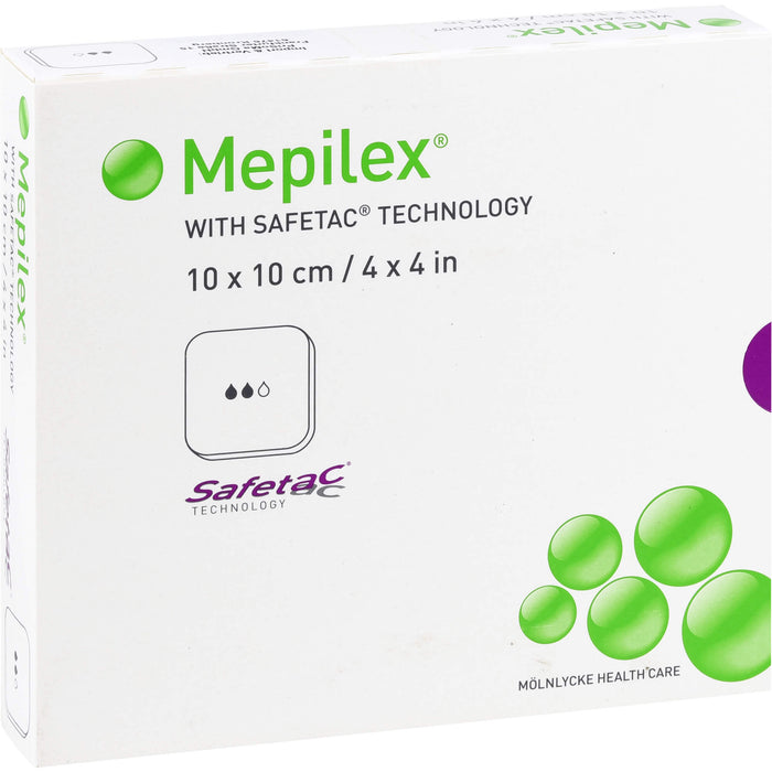 MEPILEX 10x10cm Schaumverband, 5 St VER