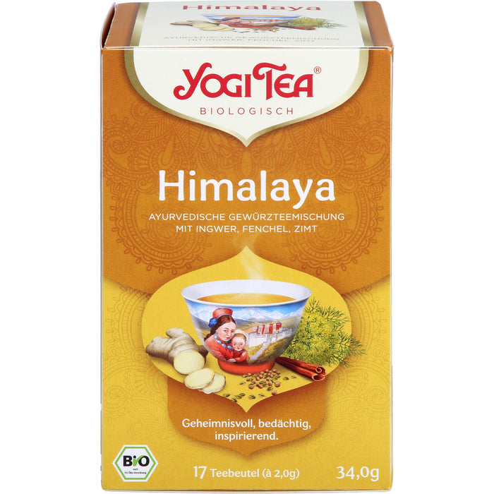 YOGI TEA Himalaya ayurvedische Grwürzteemischung, 17 pc Sac filtrant