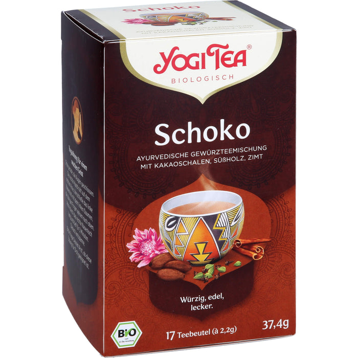 YOGI TEA Schoko ayurvedische Gewürzteemischung, 17 pcs. Filter bag