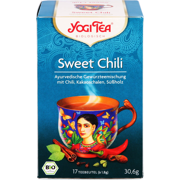 YOGI TEA Sweet Chili ayurvedische Gewürzteemischung, 17 St. Filterbeutel