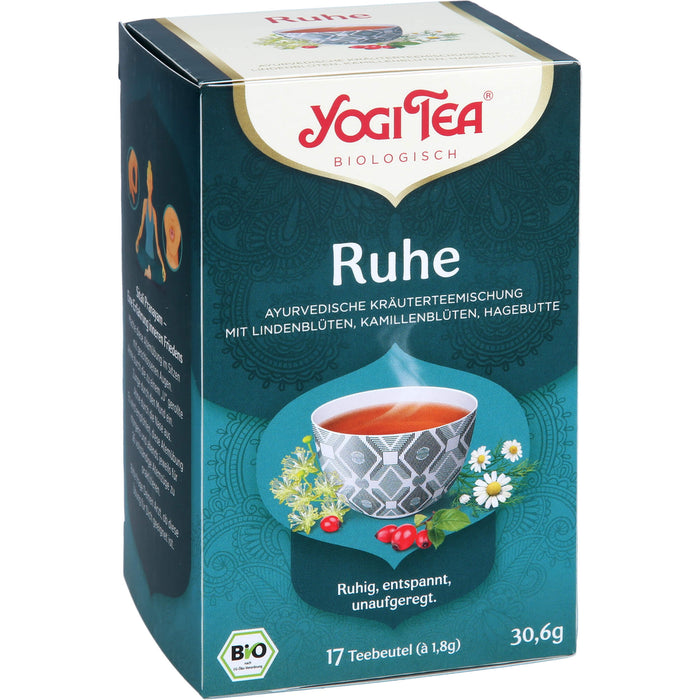 YOGI TEA Ruhe ayurvedische Kräuterteemischung, 17 St. Filterbeutel