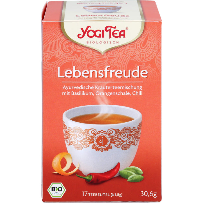 YOGI TEA Lebensfreude ayurvedische Kräuterteemischung, 17 pcs. Filter bag