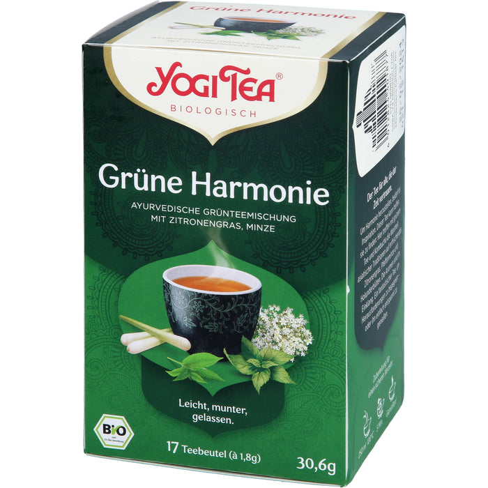 YOGI TEA Grüne Harmonie ayurvedische Grünteemischung, 17 pcs. Filter bag