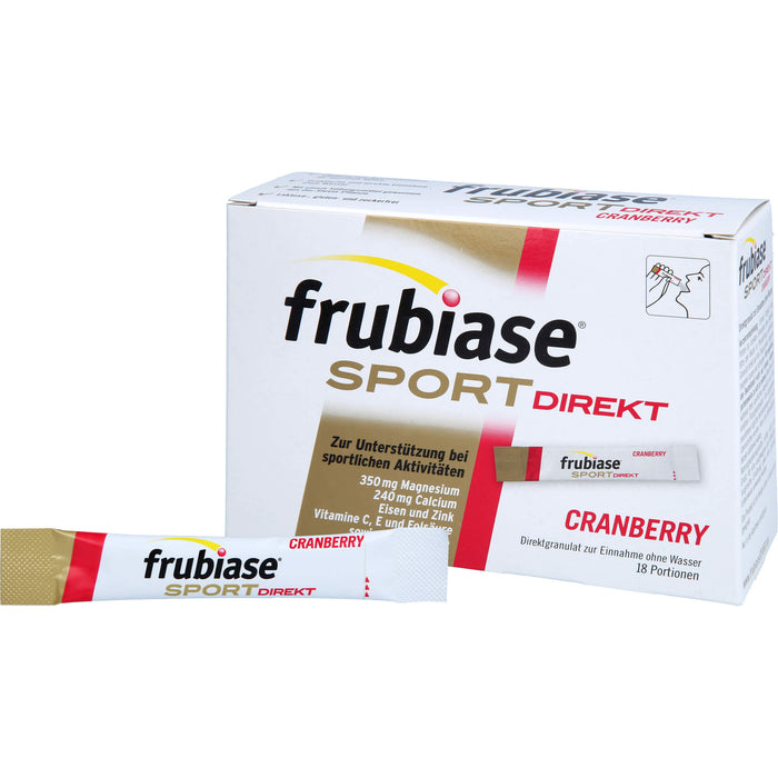 frubiase Sport direkt Cranberry, 18 pc Sachets