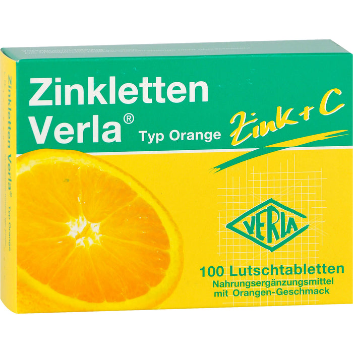 Zinkletten Verla Typ Orange Tabletten, 100 pcs. Tablets