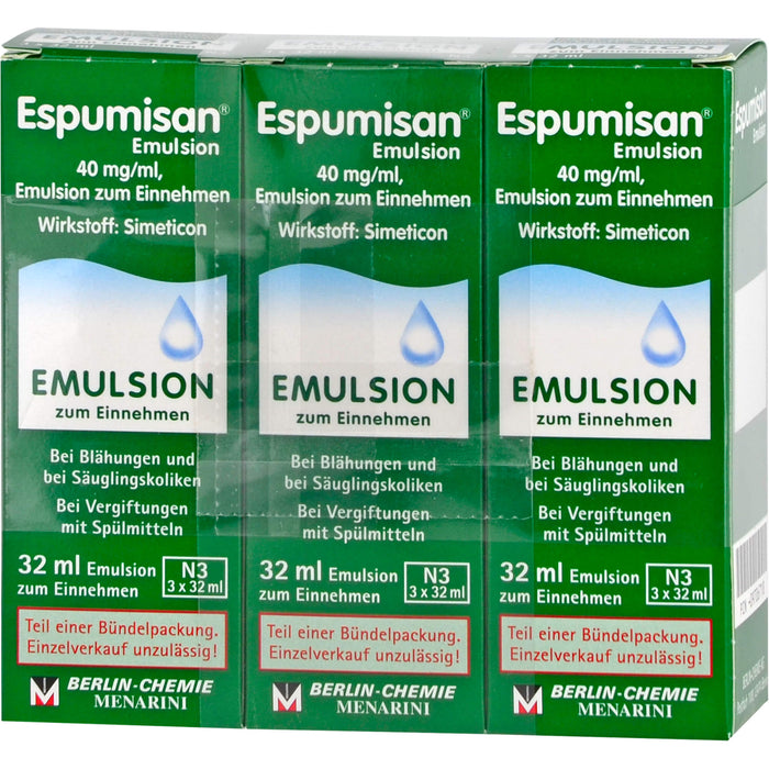 Espumisan Emulsion bei Blähungen und bei Säuglingskoliken, 96 ml Lösung