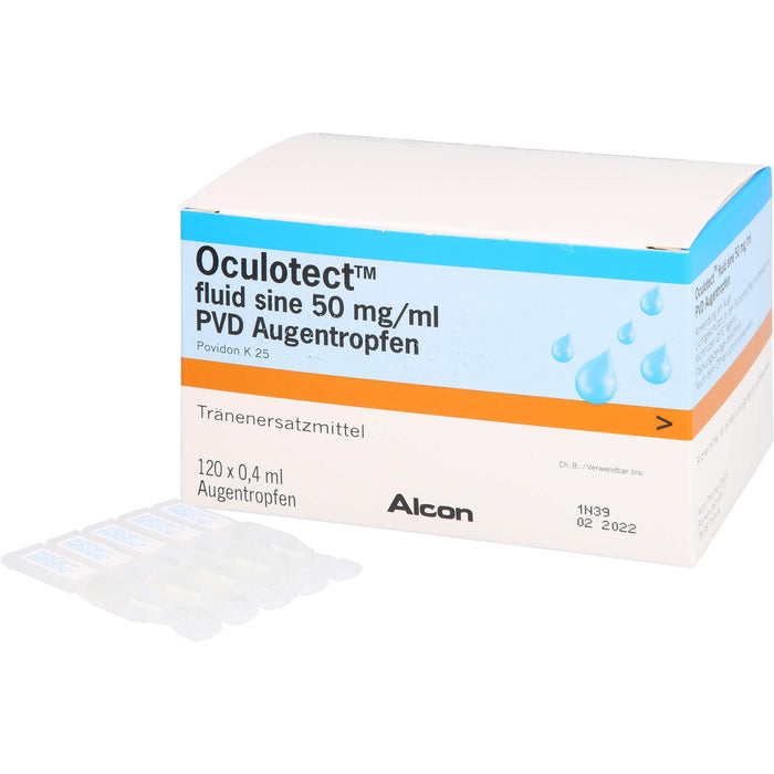 Oculotect fluid sine 50 mg/ml PVD Augentropfen, 120 pc Solution