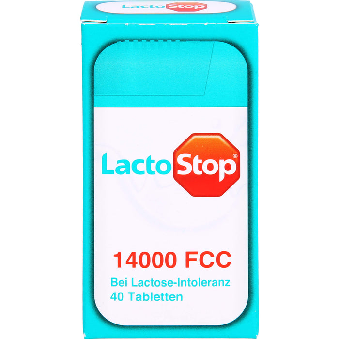 LactoStop 14000 FCC bei Lactose-Intoleranz Tabletten, 40 pc Tablettes