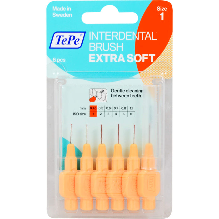 TePe Interdentalbürsten extra soft Size 1, 5 pc Brosses interdentaires