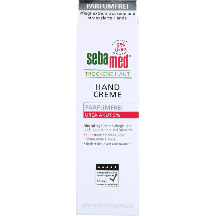 sebamed Trockene Haut Parfumfrei Handcreme Urea 5%, 75 ml Creme