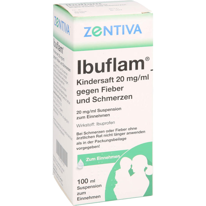 Ibuflam Kindersaft 2 %, 100 ml Solution