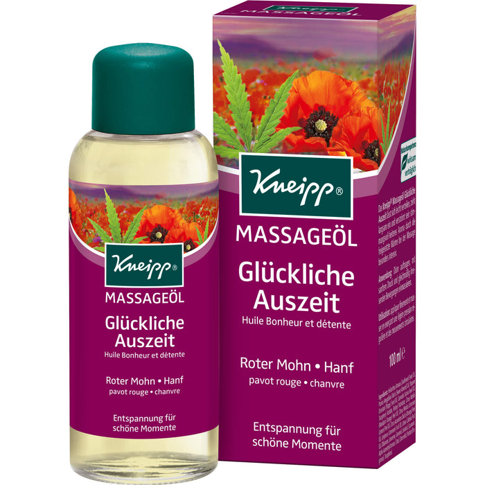 Kneipp Massageöl Glückliche Auszeit, 100 ml OEL