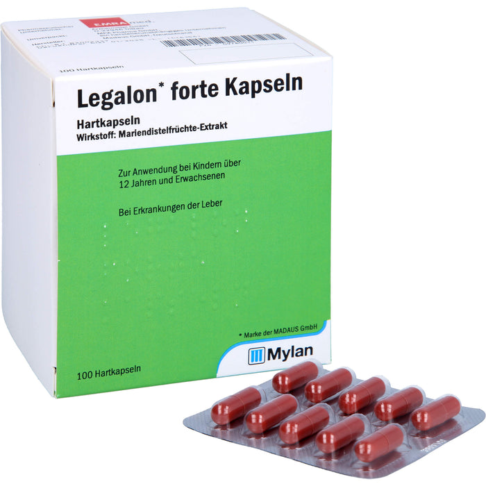 MADAUS Legalon forte Kapseln bei Erkrankungen der Leber, 100 St. Kapseln