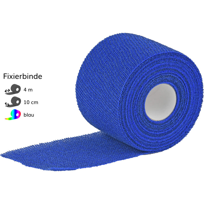 DracoElfi haft color Fixierbinde 10cmx4m blau, 1 pc Bandage