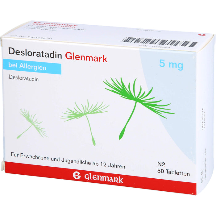 Desloratadin Glenmark 5 mg Tabletten, 50 St TAB