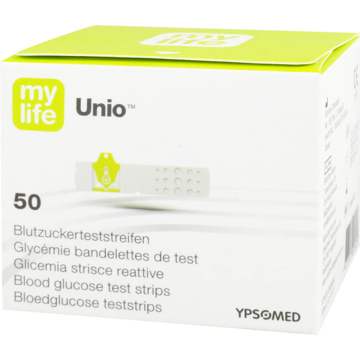 mylife Unio Blutzuckerteststreifen, 50 pcs. Test strips