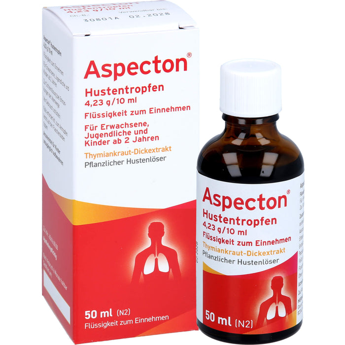 Aspecton Hustentropfen, 50 ml Solution