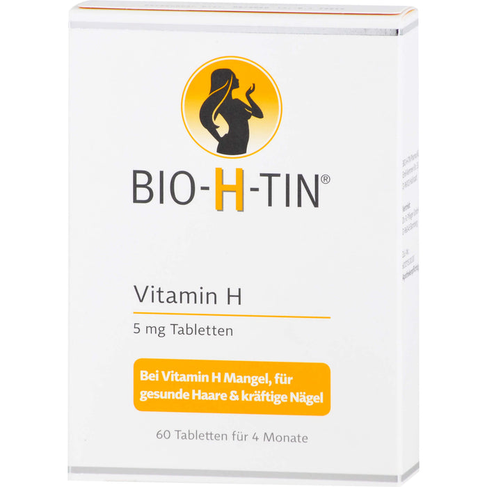 BIO-H-TIN Vitamin H Tabletten 5 mg für 4 Monate, 60 pc Tablettes