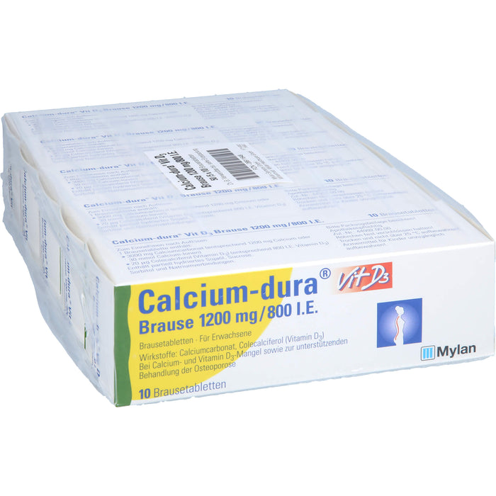 Calcium-dura Vit D3 Brause 1200mg/800 I.E., Brausetabletten, 50 St BTA